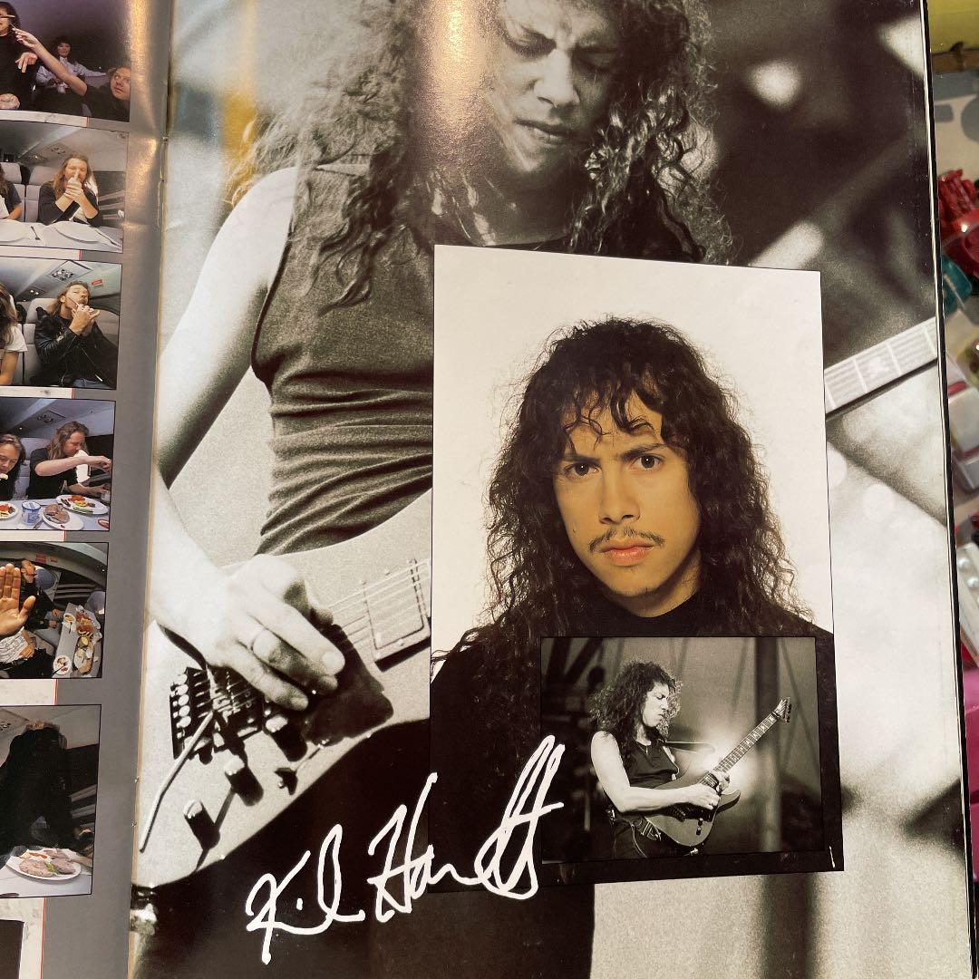 メタリカ　world tour proglam 94 サイン入りパンフ