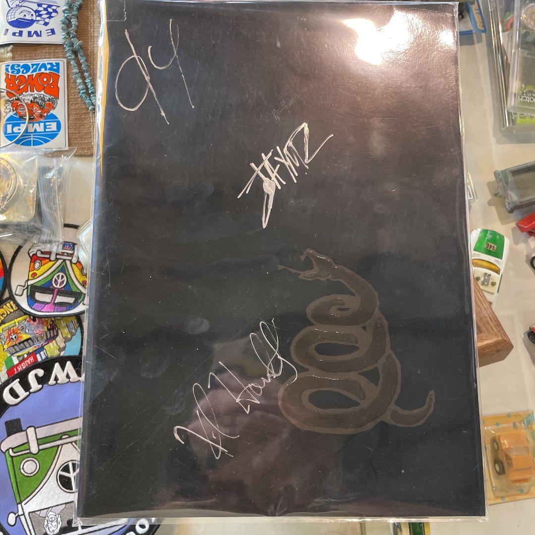 メタリカ　world tour proglam 94 サイン入りパンフ