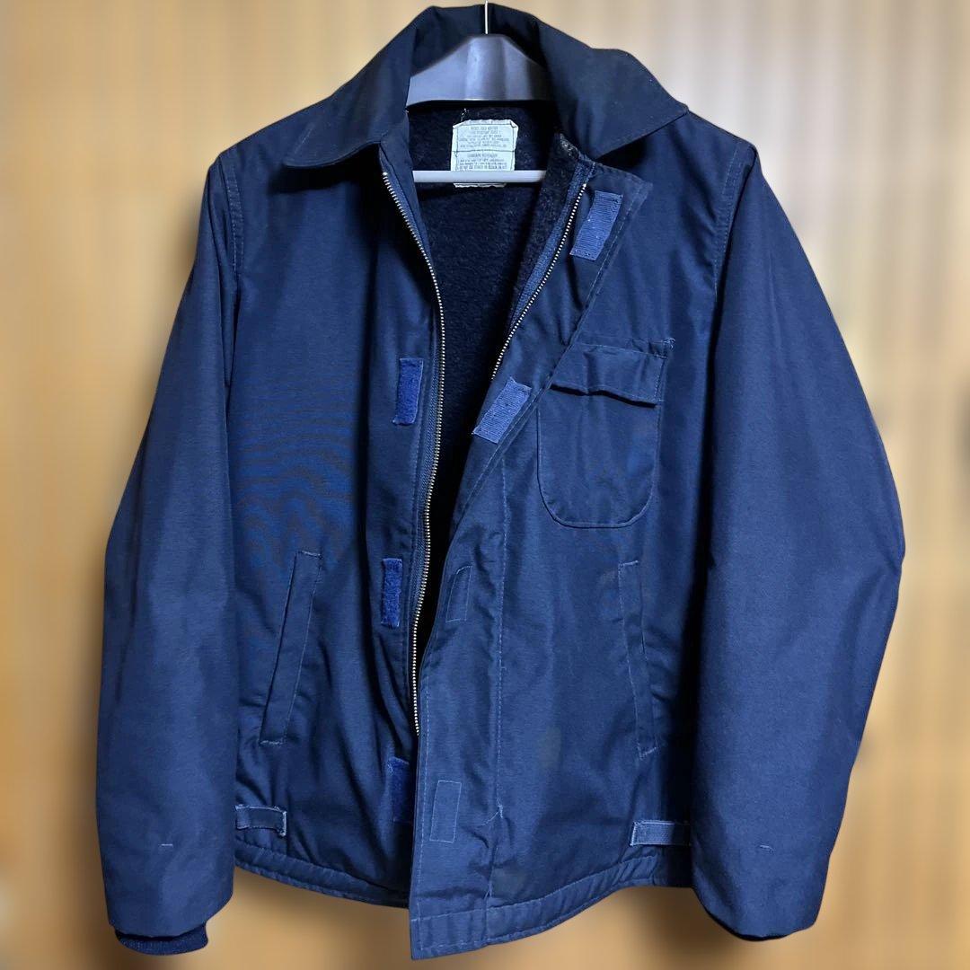 qhmirai　米軍　アラミドデッキジャケット　ステンシル入り　S