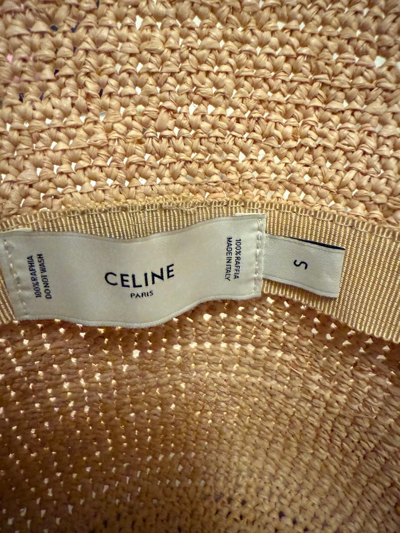 CELINE トリオンフ ストローハット S 値下げしました