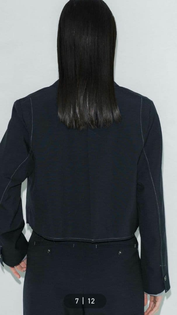 PUBLIC TOKYO ミコウールクロップドジャケット