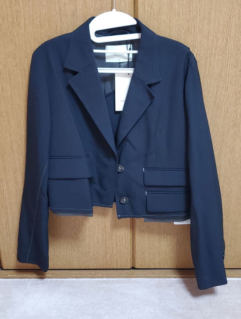 PUBLIC TOKYO ミコウールクロップドジャケット