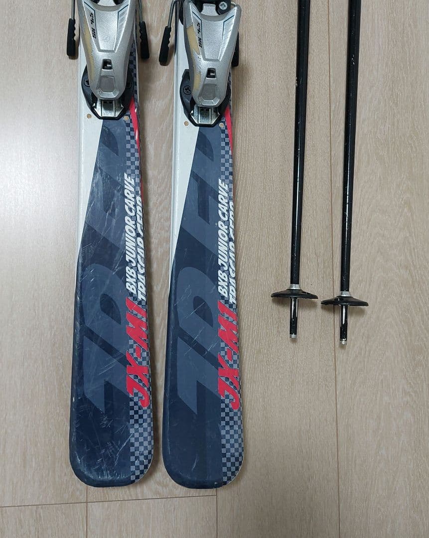 BMB JX-M1 148cm スキー板ストックセット