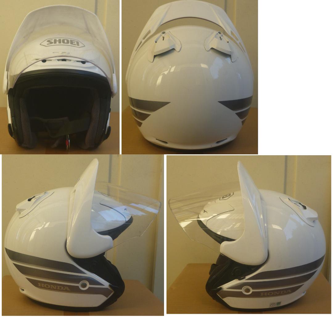SHOEI J-FORCE2 白 XL V-370バイザー装着