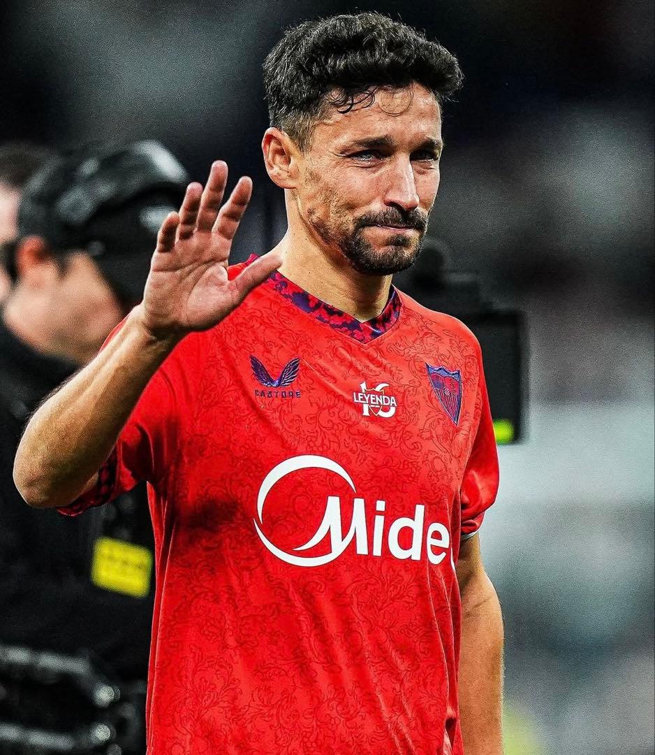 【超希少・シリアルNo付】ヘススナバス直筆サイン入りセビージャ引退試合ユニ