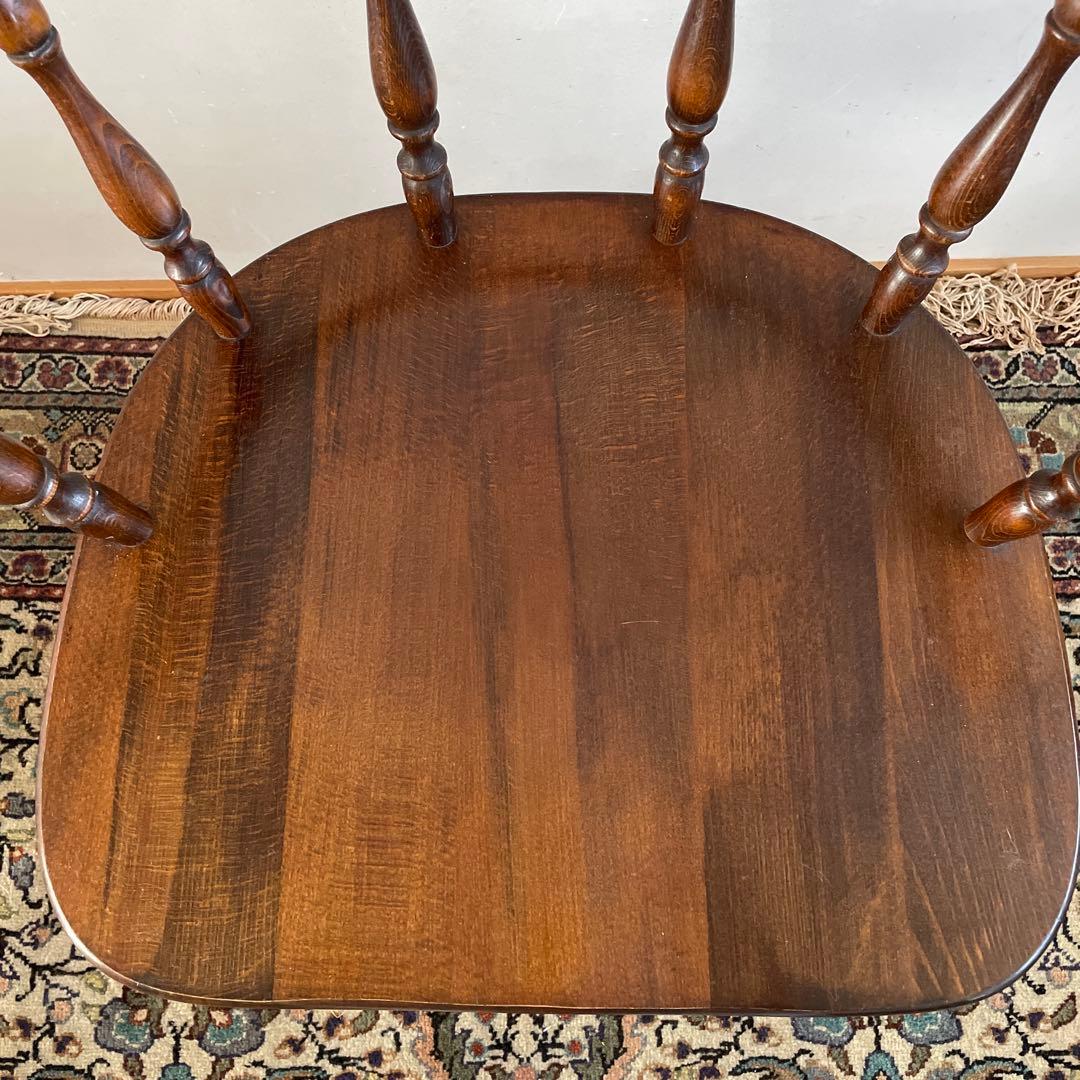 飛騨産業　キツツキマーク　ウィンザーアームチェア　アンティーク　ヴィンテージ