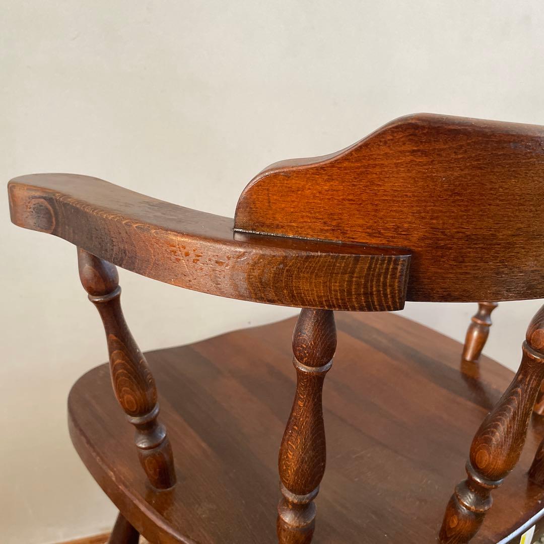 飛騨産業　キツツキマーク　ウィンザーアームチェア　アンティーク　ヴィンテージ