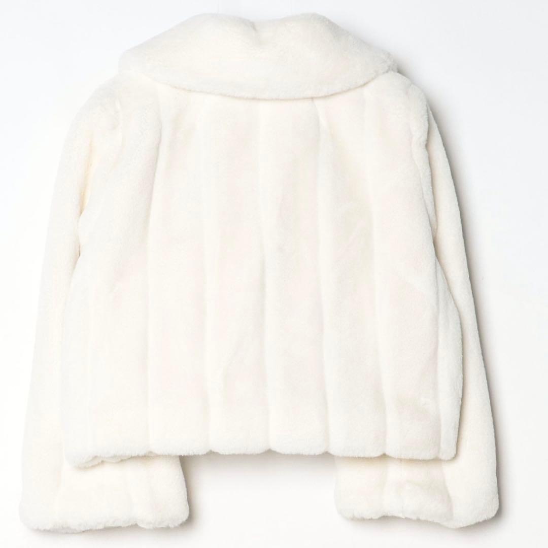 【Her lip to】 Winter Love Faux Fur Coat