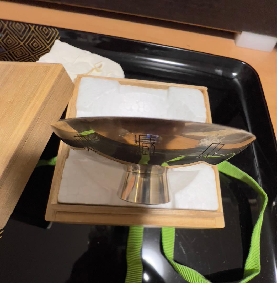 純銀 大蔵大臣 銀杯 造幣局製 シルバー