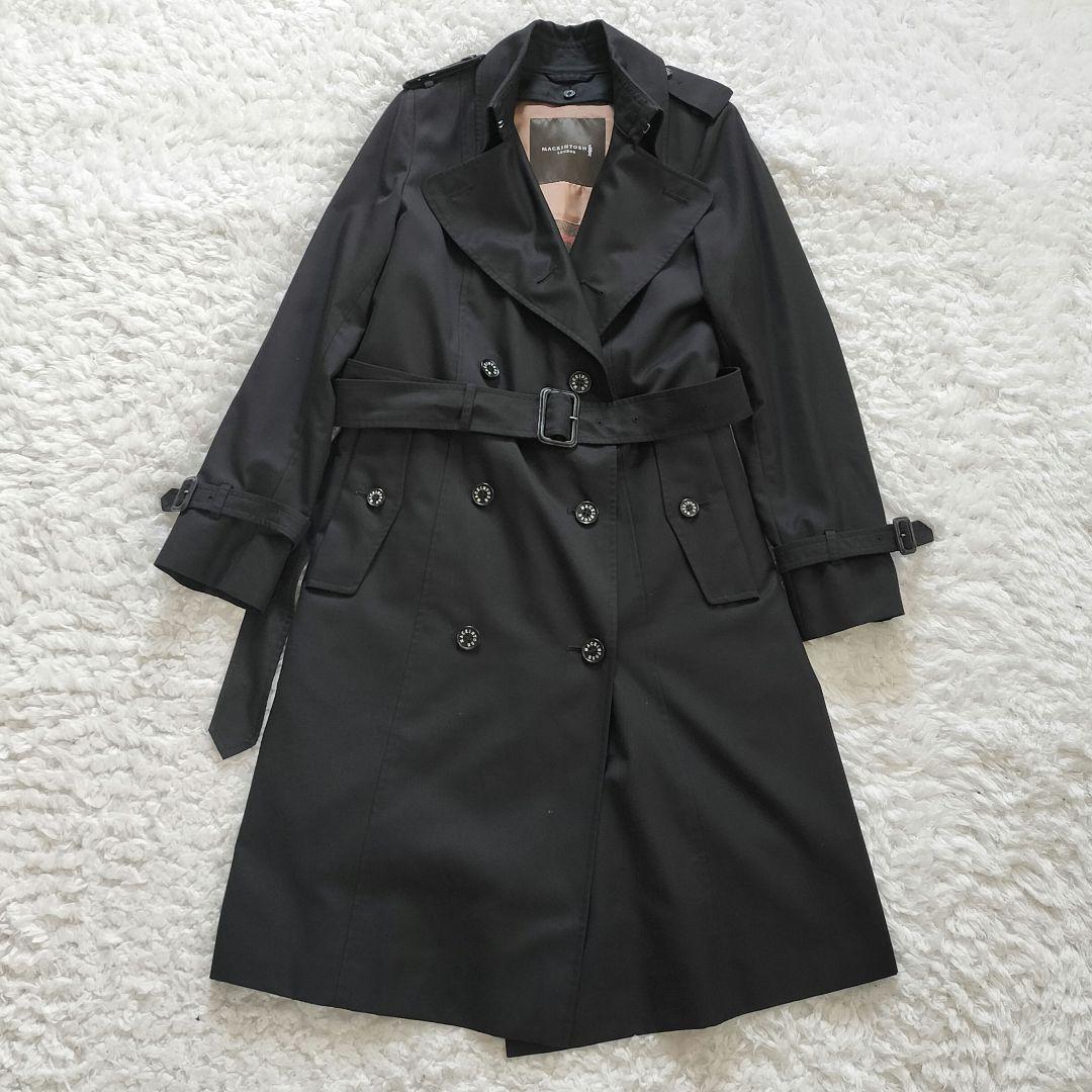 マッキントッシュロンドン ライナー トレンチコート 大きい 44 ブラック