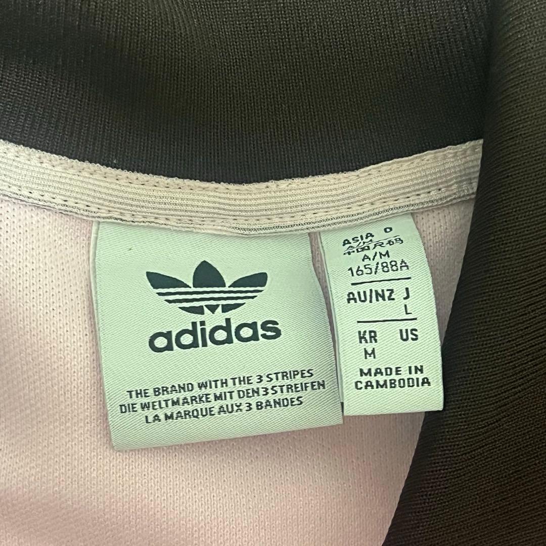 adidas ベッケンバウアー トラックトップ クリアピンク L