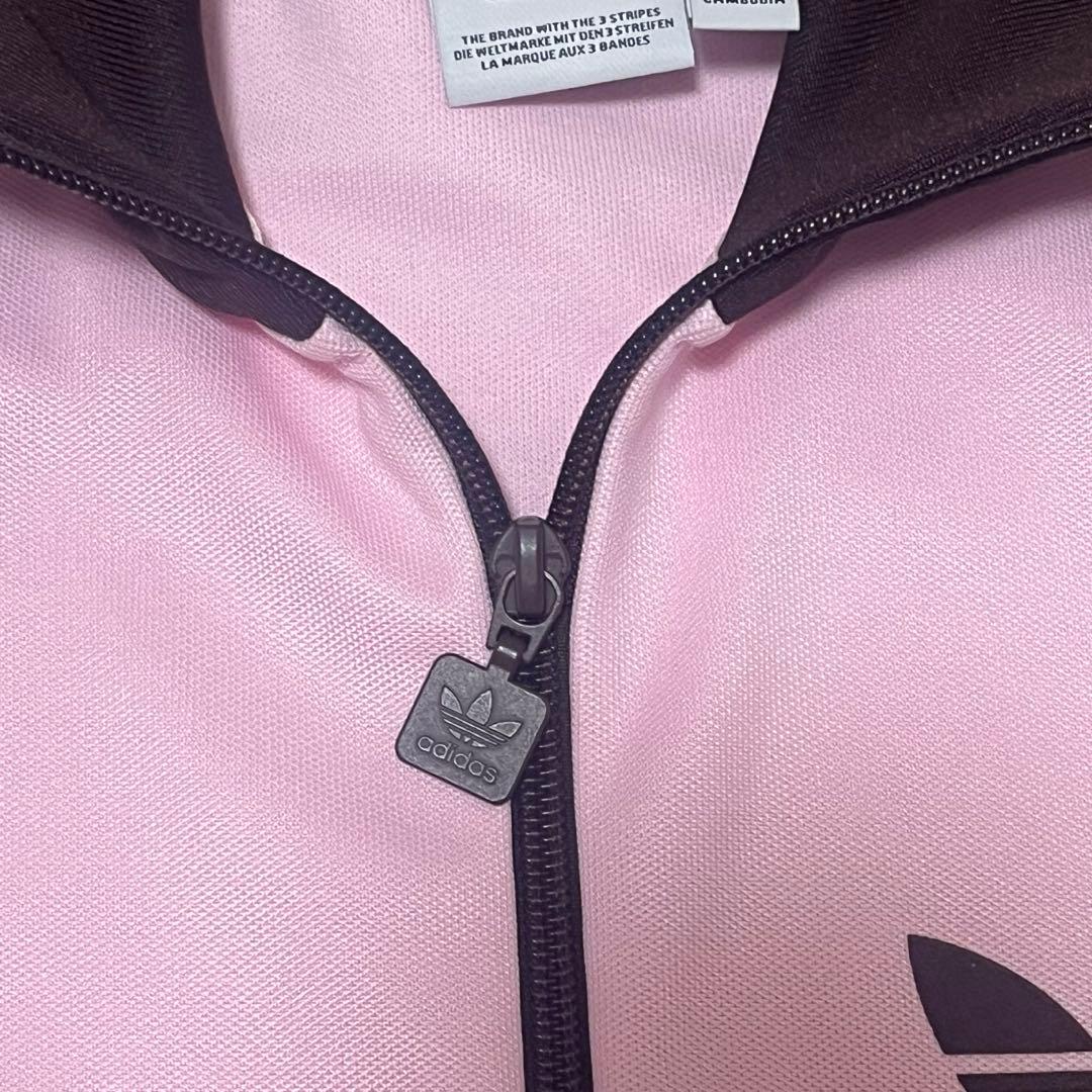 adidas ベッケンバウアー トラックトップ クリアピンク L