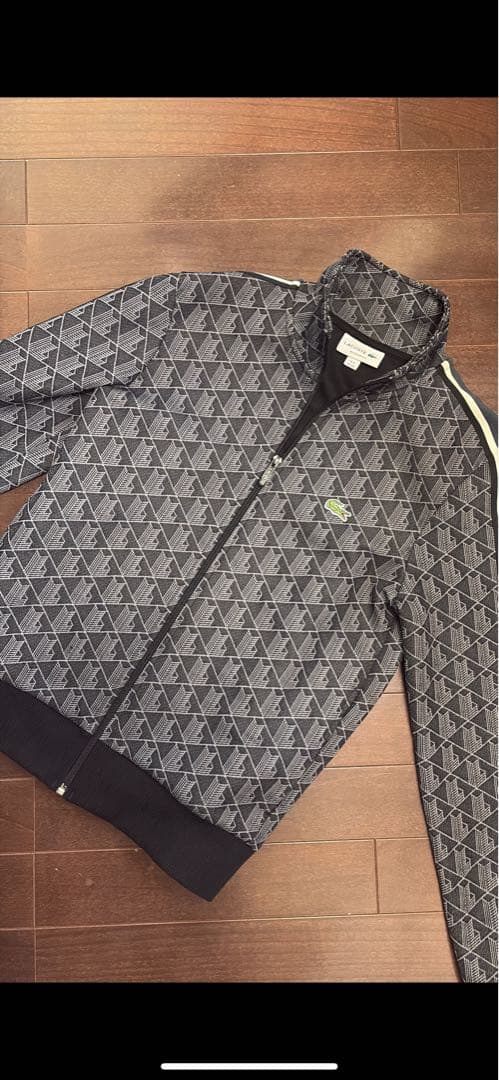 LACOSTE トラックジャケット　ブラック　S
