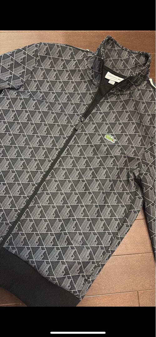LACOSTE トラックジャケット　ブラック　S