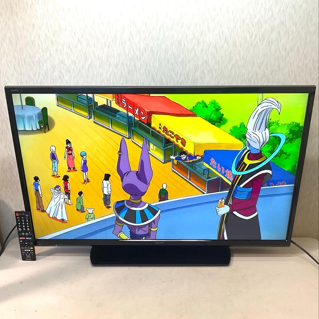 【美品フルHDパネル】40型 SHARP LC-40H40 液晶テレビ アクオス