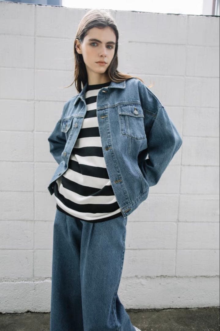 【値下げ】WCJ ソフトデニムジャケット ブルー 新品