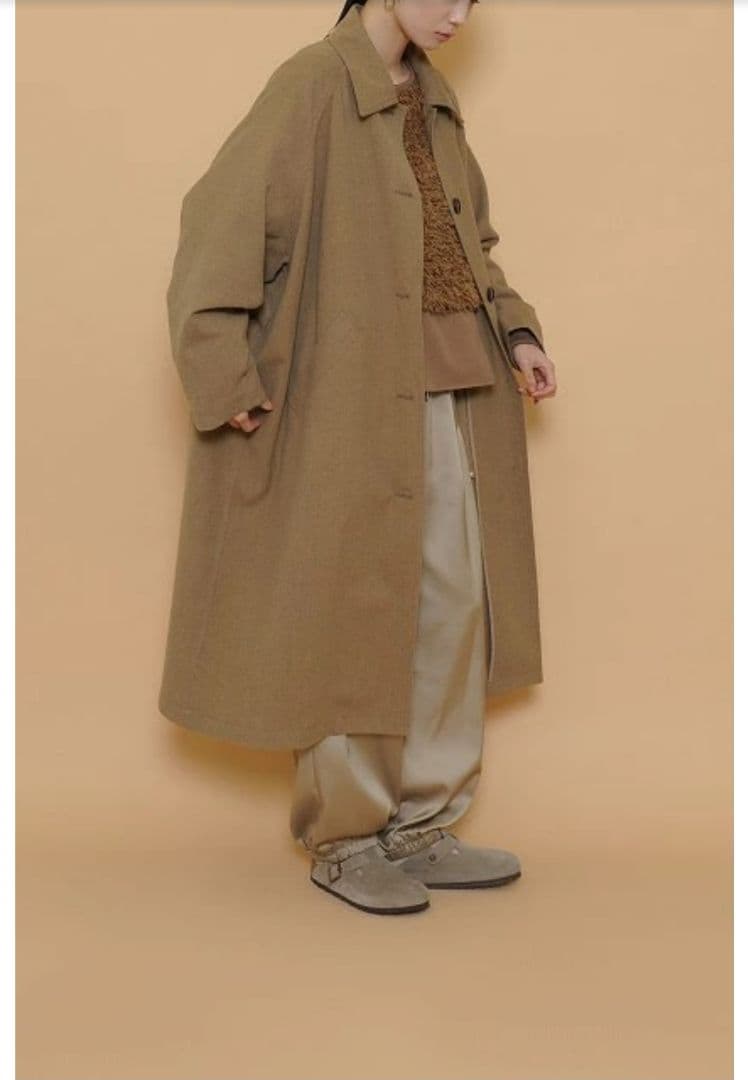 新品⭐CYAN TOKYO エアリーバックウーリーコート