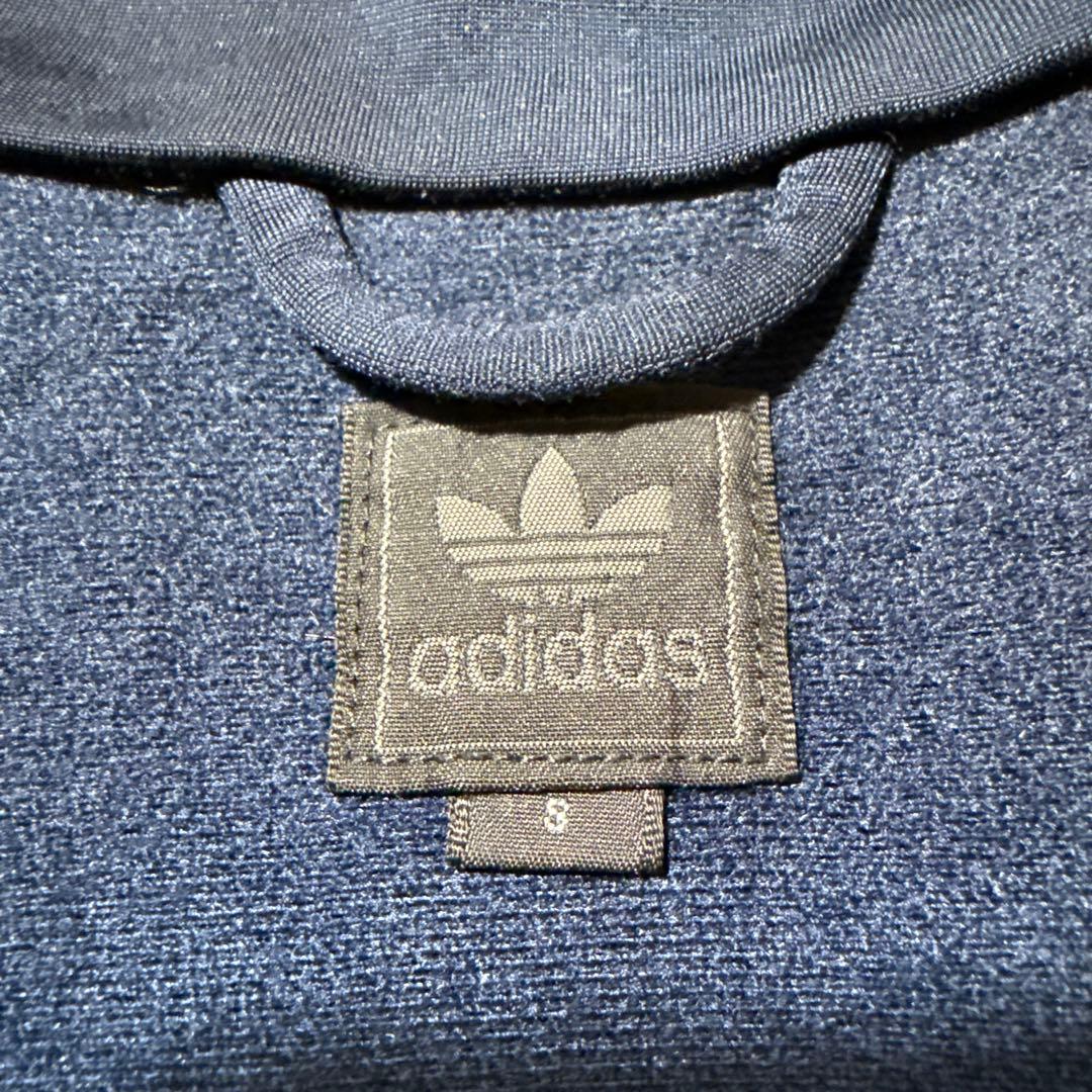 00s adidas トラックジャケット ファイヤーバード M 紺×白 ジャージ