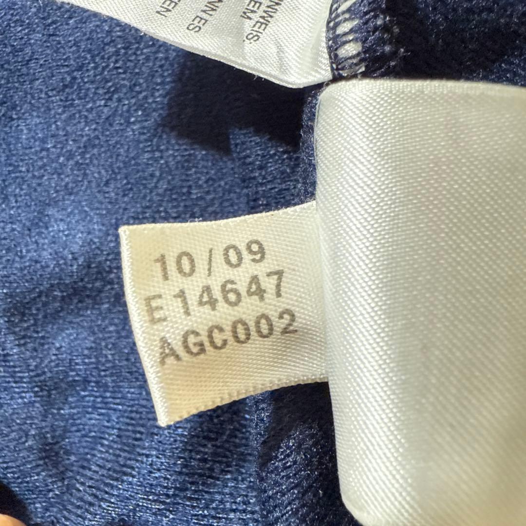 00s adidas トラックジャケット ファイヤーバード M 紺×白 ジャージ