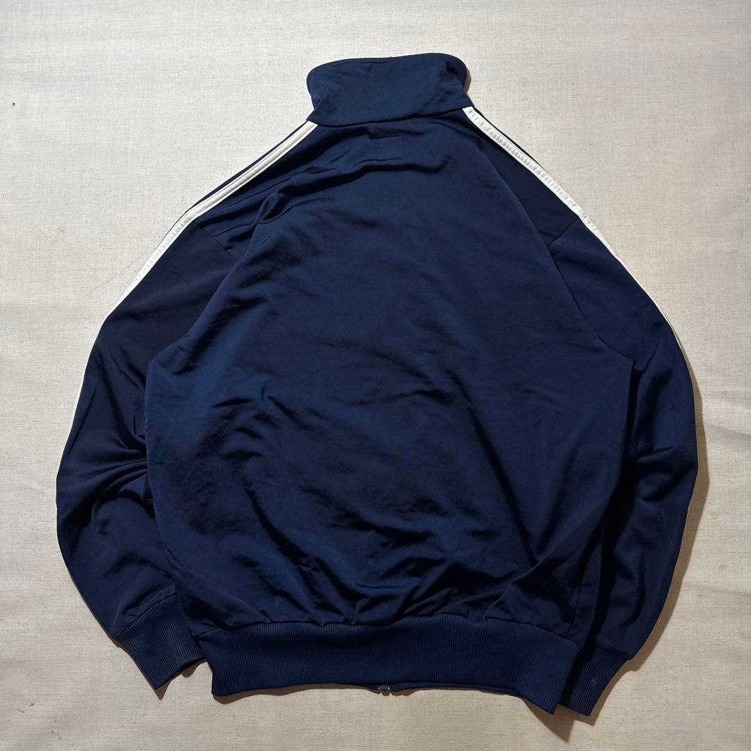00s adidas トラックジャケット ファイヤーバード M 紺×白 ジャージ
