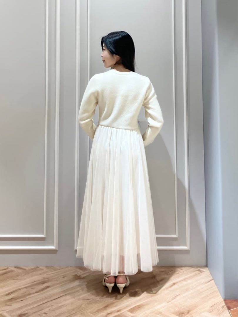 新品未使用タグ付♡ジルバイジルスチュアート♡ニットジャケットドッキングワンピース