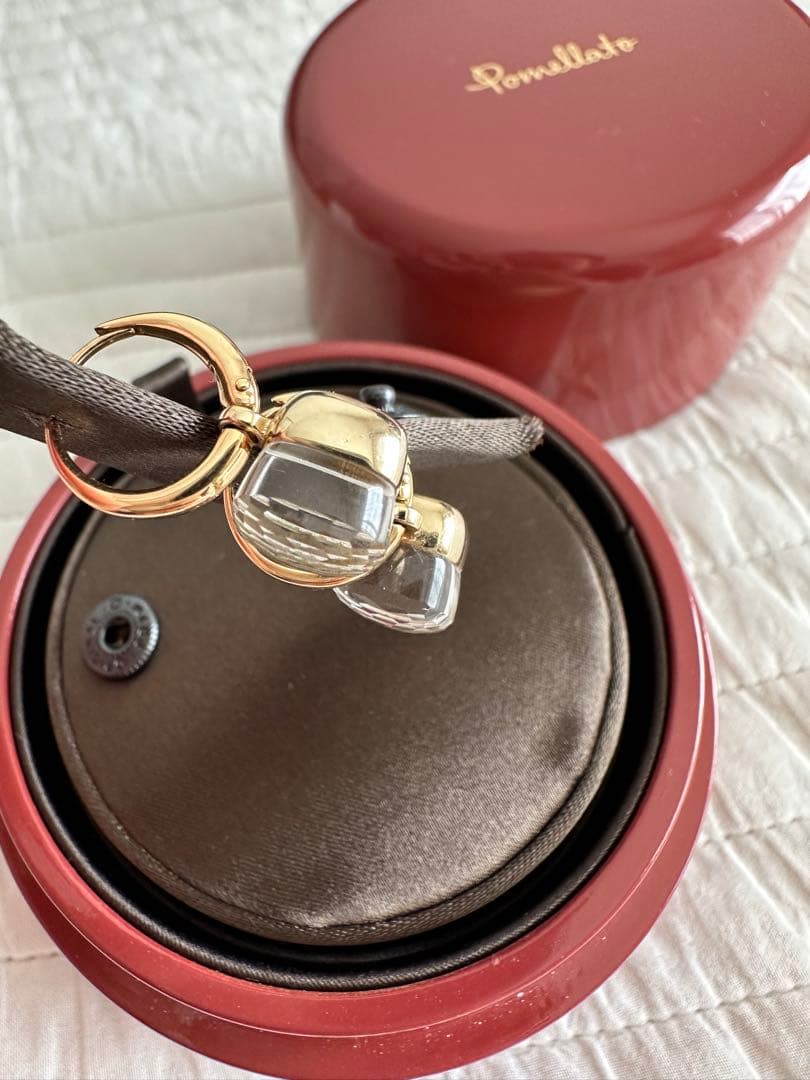 【ひつじとシエスタ】ヌードプチピアス ホワイトトパーズ