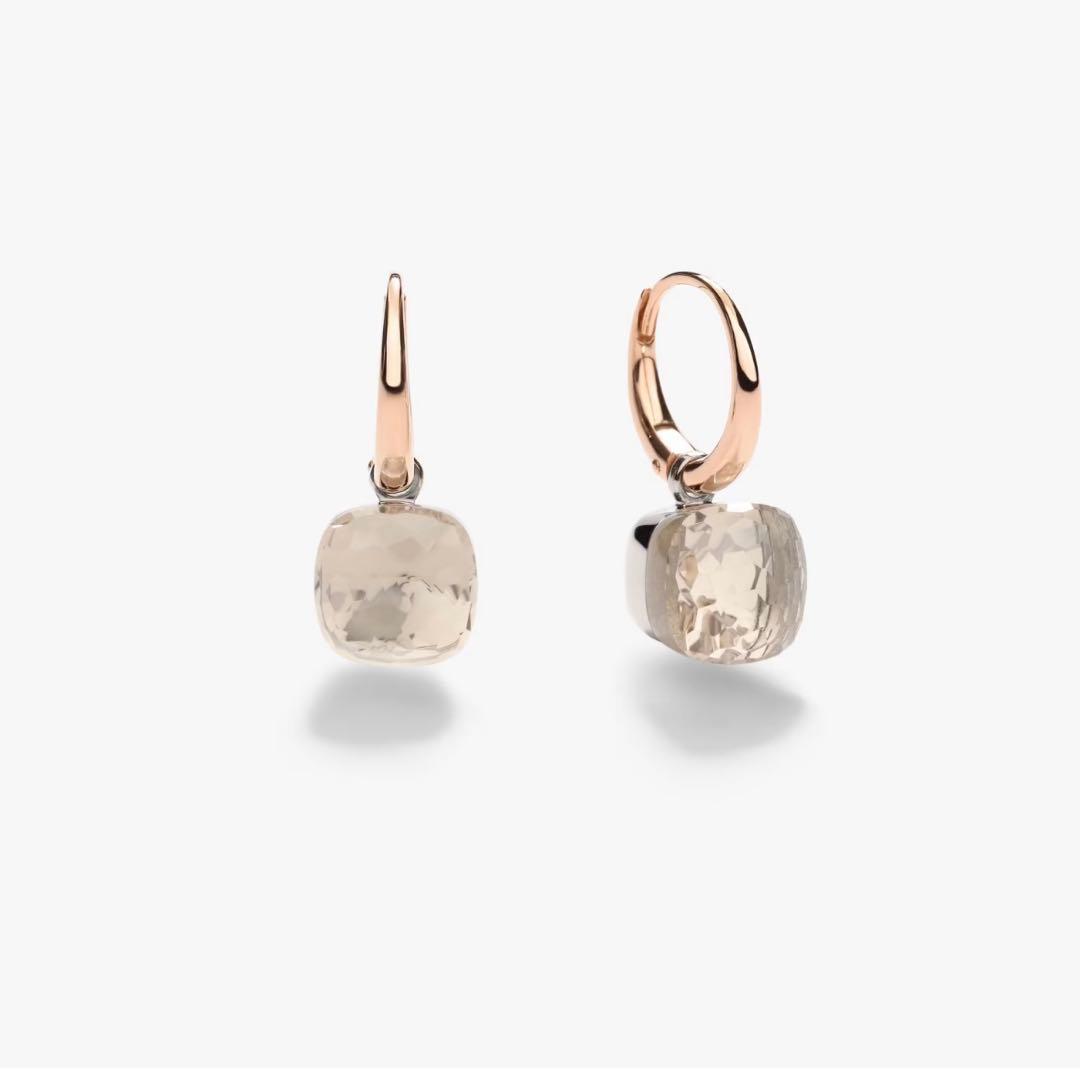 【ひつじとシエスタ】ヌードプチピアス ホワイトトパーズ