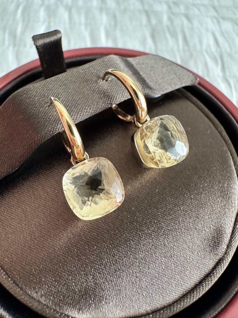 【ひつじとシエスタ】ヌードプチピアス ホワイトトパーズ