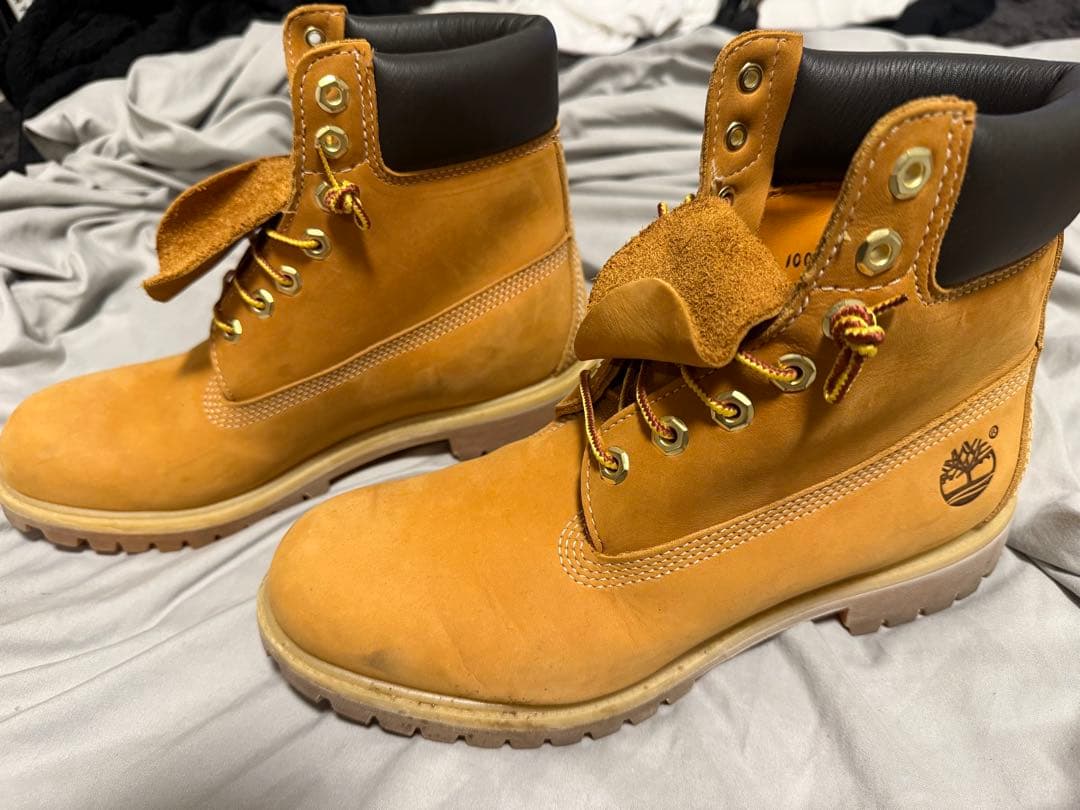 Timberland ハイカットブーツ ベージュ