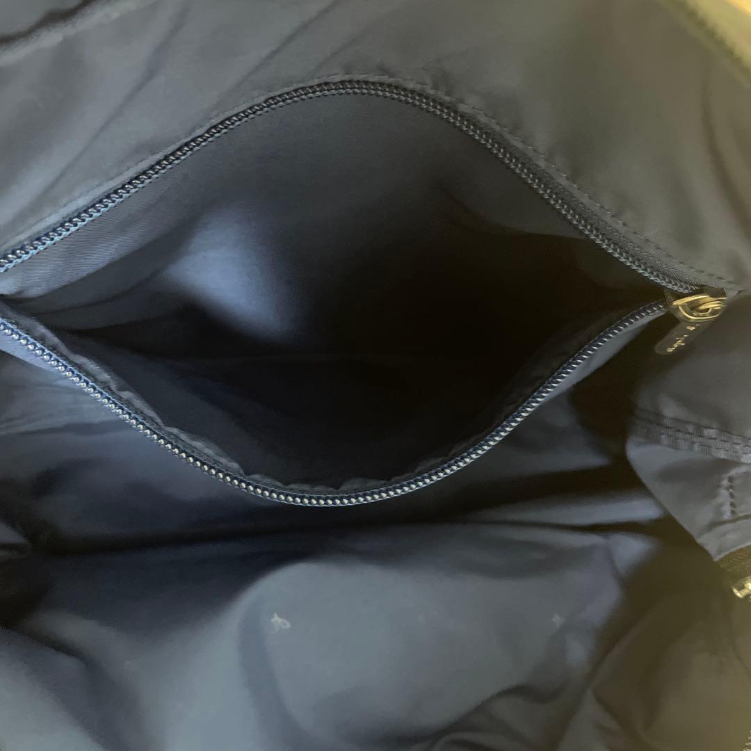 アニエスベー　ブラック ナイロン ビジネスバッグ