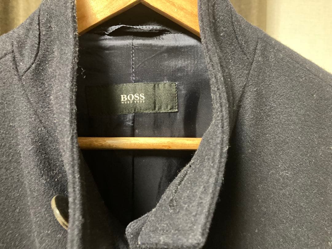 HUGO BOSS ネイビー チェスターコート