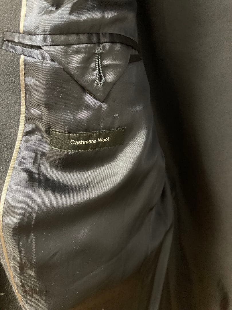 HUGO BOSS ネイビー チェスターコート