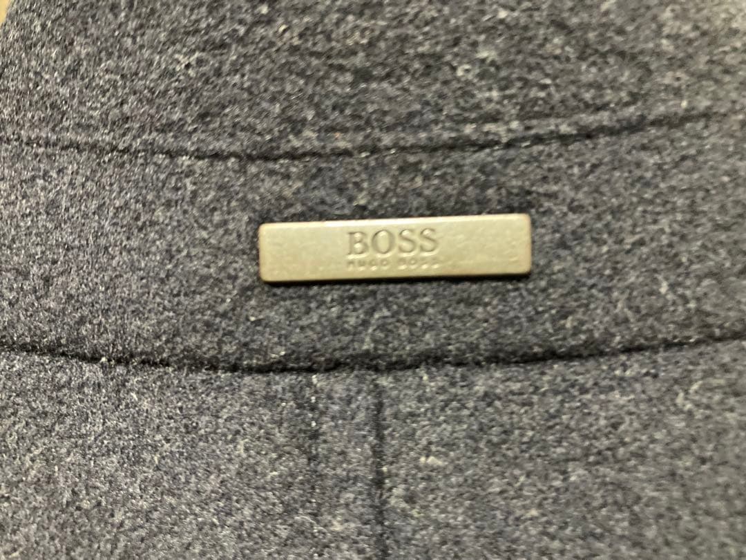 HUGO BOSS ネイビー チェスターコート