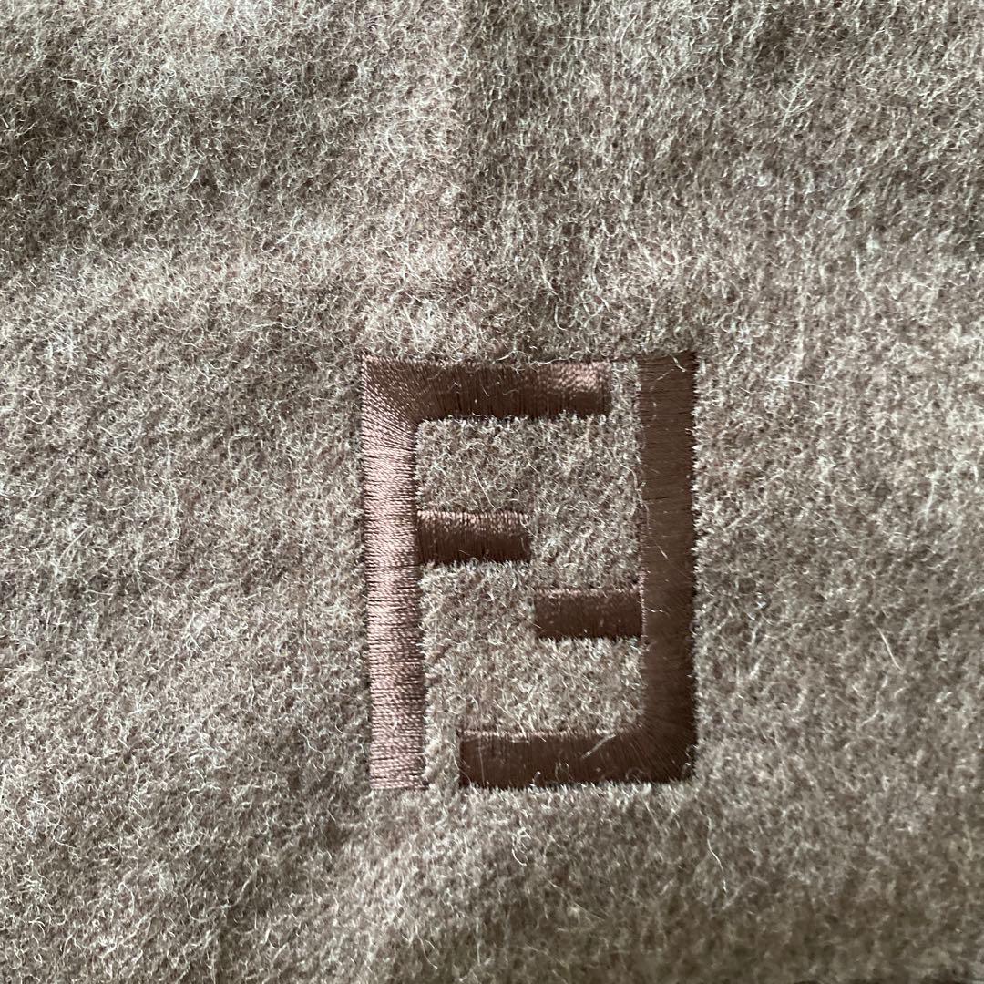 ♡FENDI♡ウールアンゴラ混　マフラー　ブラウン