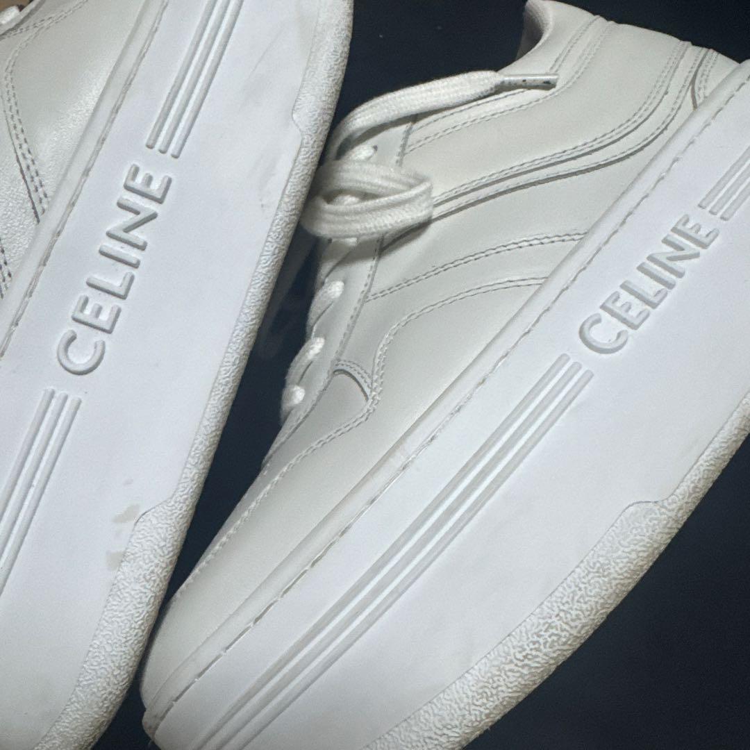 CELINE ブロックスニーカーウェッジアウトソール 厚底 スニーカー 37cm