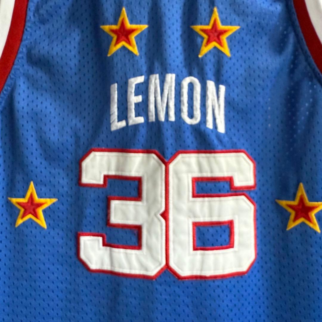 プラチナムフブ ハーレムグローブトロッターズ バスケ ゲームシャツ 00s