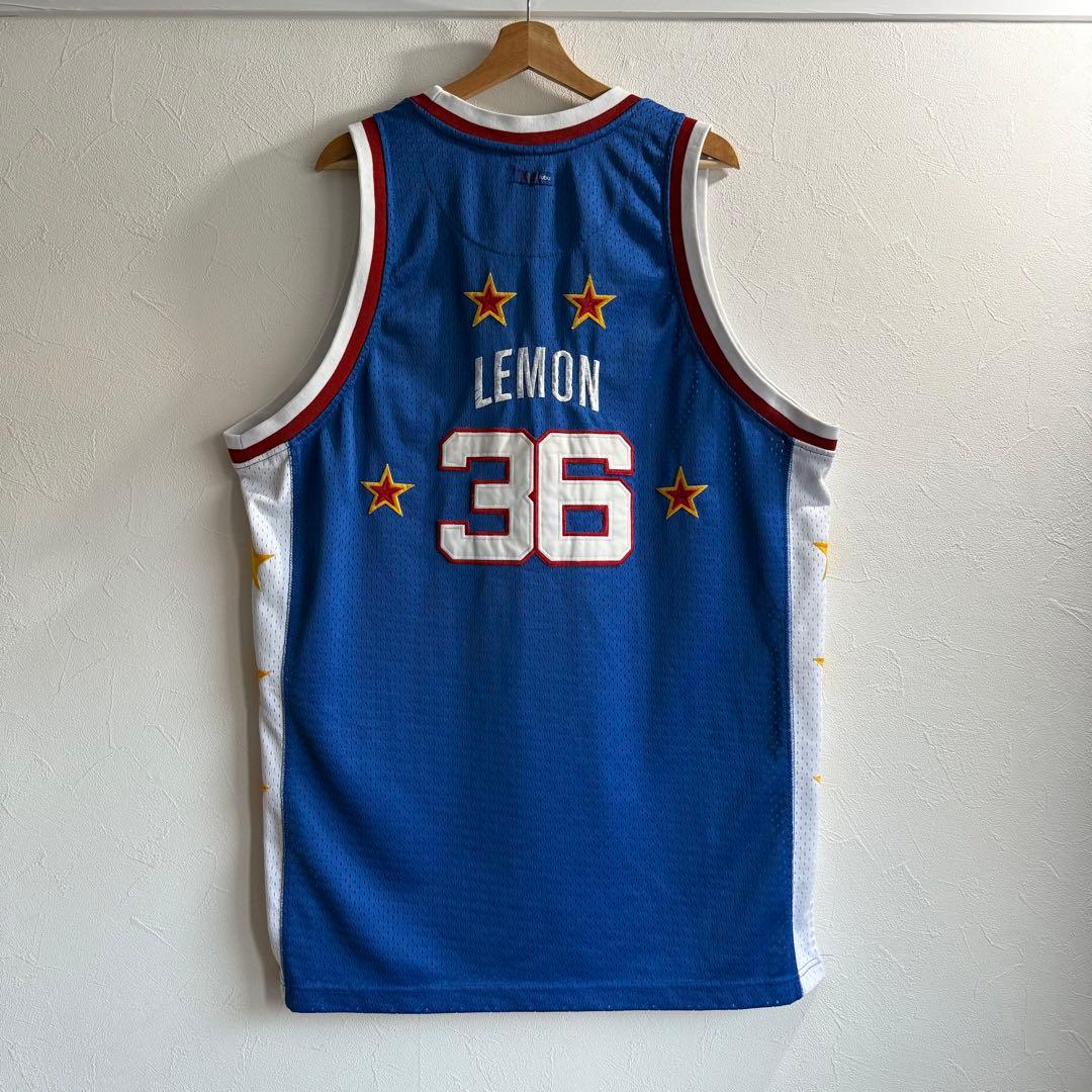 プラチナムフブ ハーレムグローブトロッターズ バスケ ゲームシャツ 00s