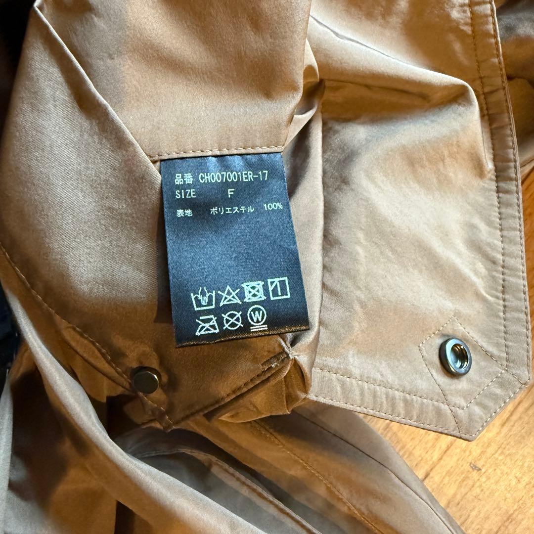 美品　Chaos カオス　プリズムライトコート　キャメル