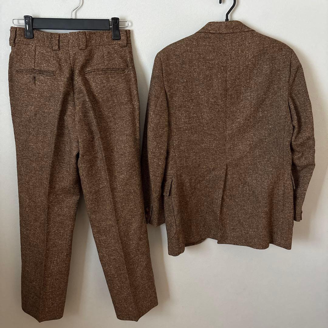 brooks brothers ブラウン　3ピース　ジャケット　パンツ　ベスト