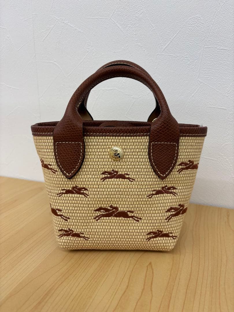 【新品・未使用】LONGCHAMP カゴバッグミニショルダー