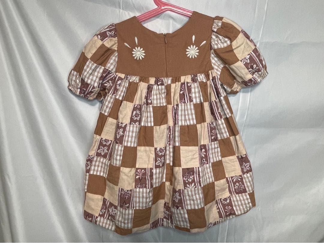 限定Apolina Kids ワンピース パッチワーク