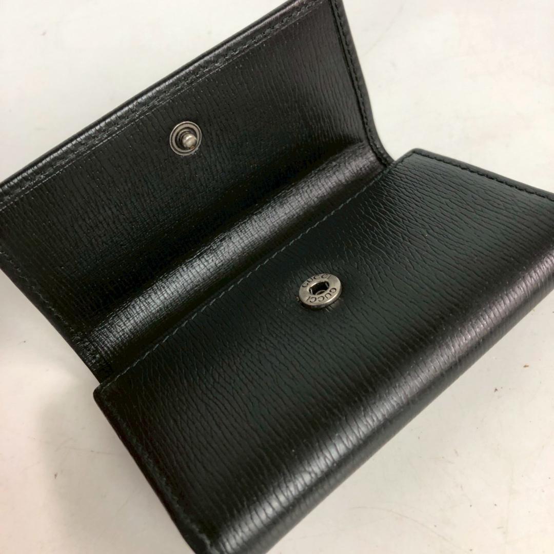 GUCCI グッチ GGキャンバス キーケース ブラック レディース ブランド