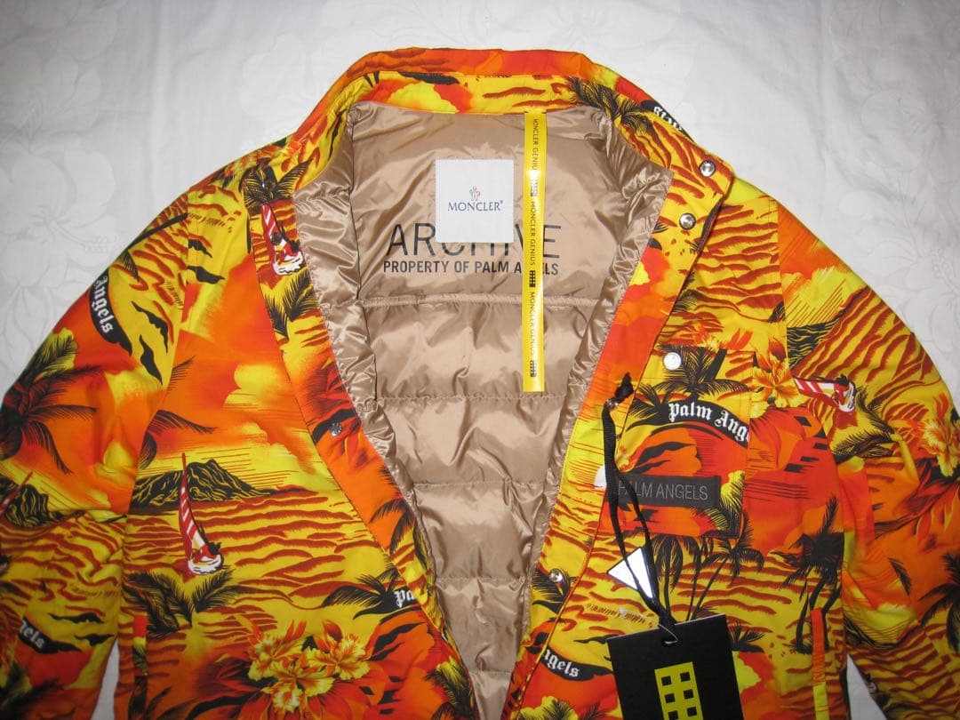 MONCLER PALM ANGELS モンクレール ダウンコートHawaii柄