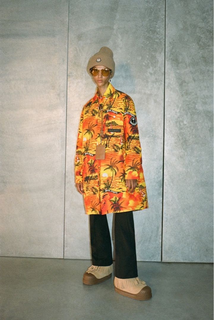MONCLER PALM ANGELS モンクレール ダウンコートHawaii柄