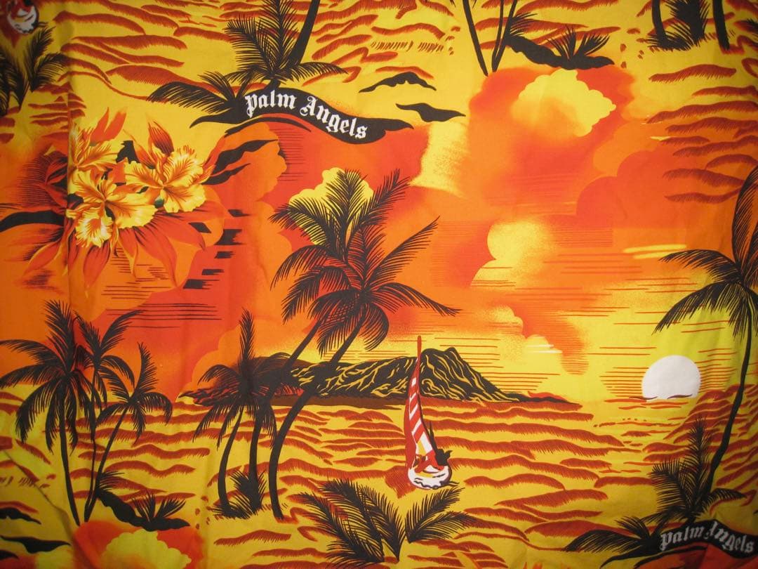 MONCLER PALM ANGELS モンクレール ダウンコートHawaii柄