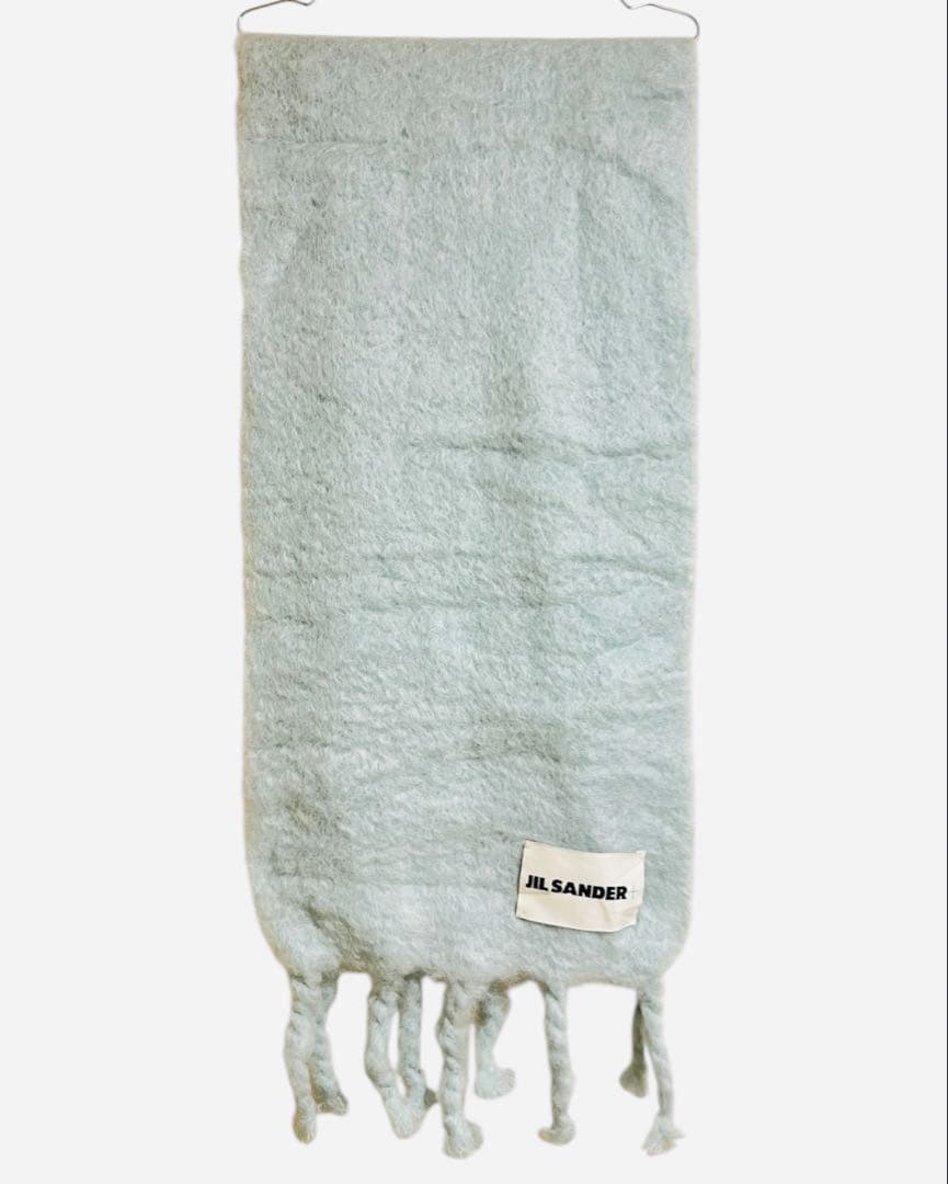 JIL SANDER+ モヘアマフラー スカイブルー