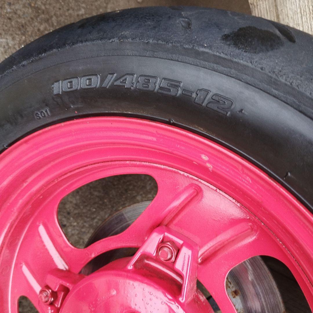 今日だけ　美品ＹＳＲ５０ ＹＳＲ８０ 前後ホイールタイヤ付き