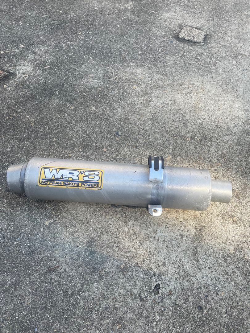 xjr400 マフラー　WR's アルミ