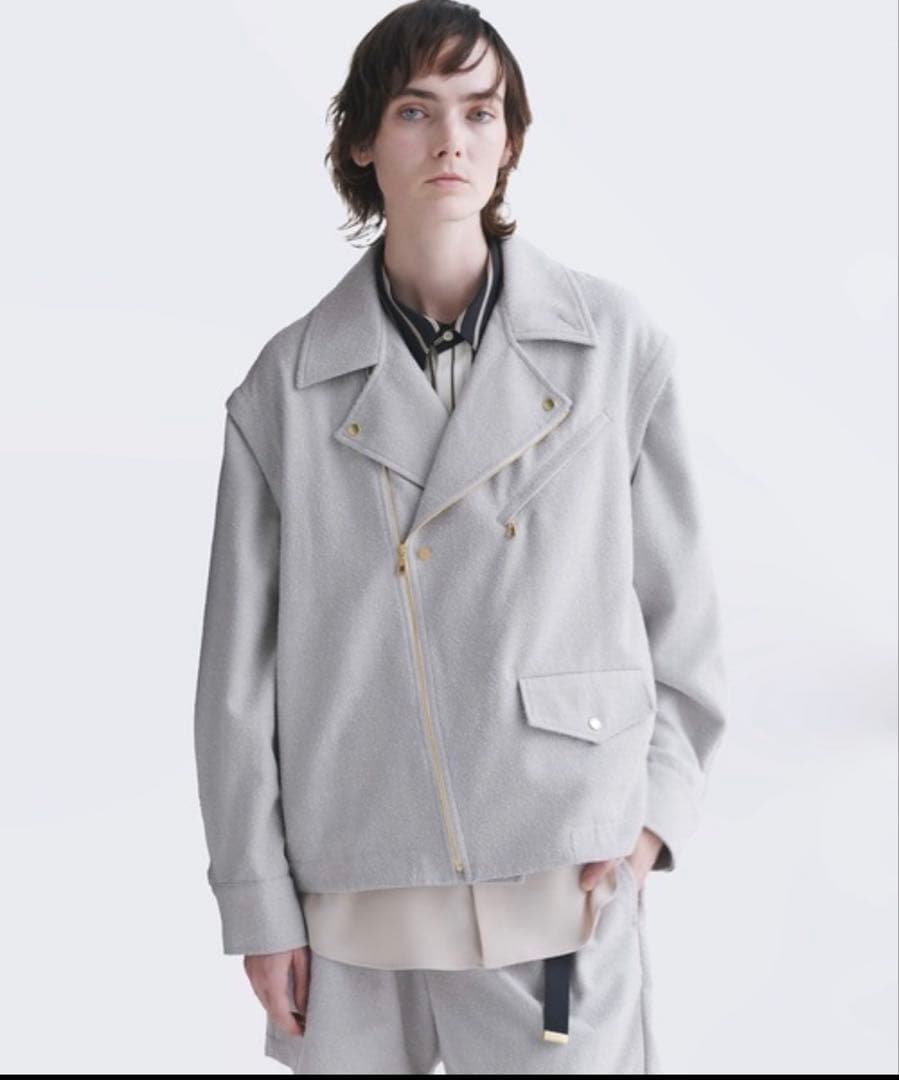 CULLNI グレー テーラードジャケット 2