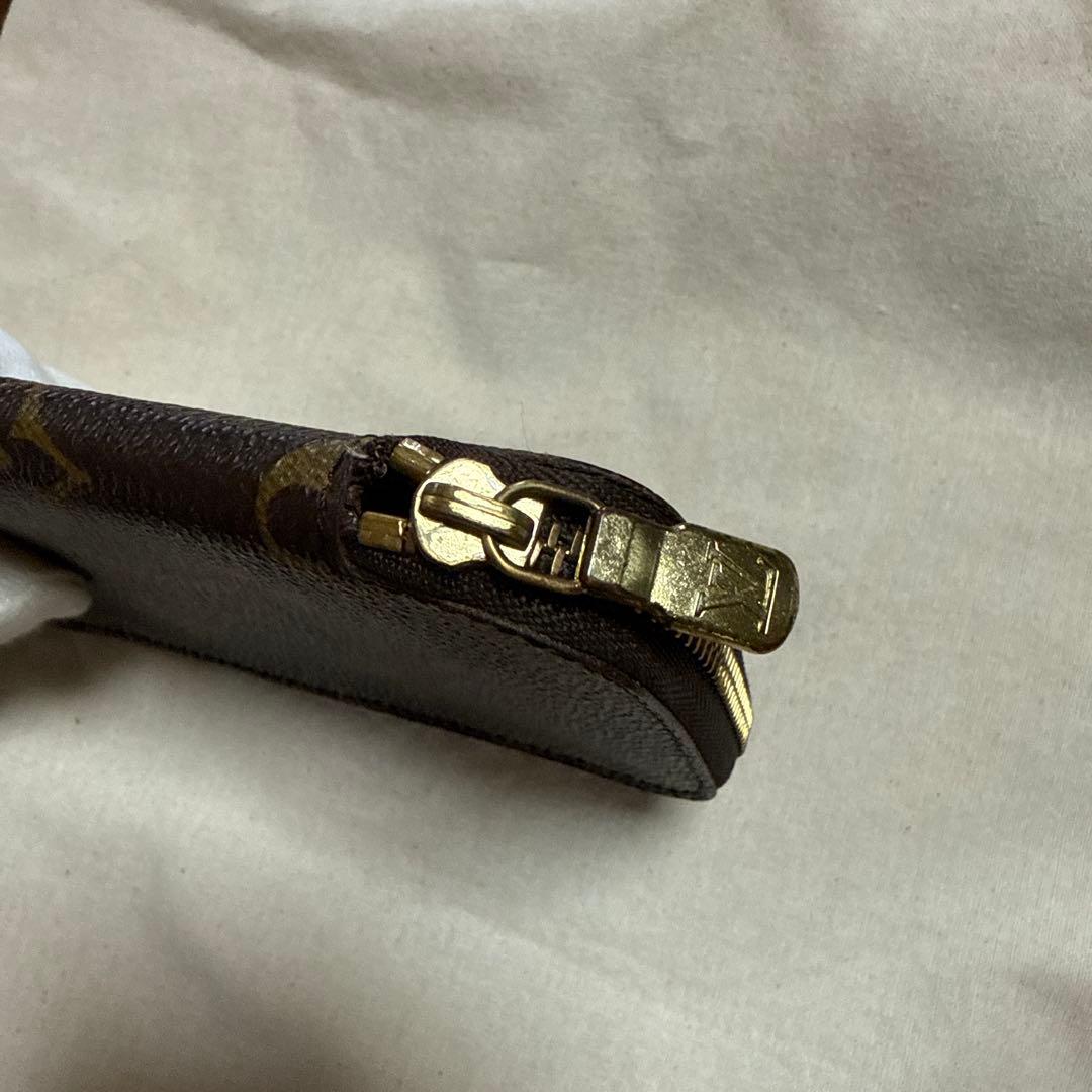 Louis Vuitton レザー 6連キーケース ブラウン